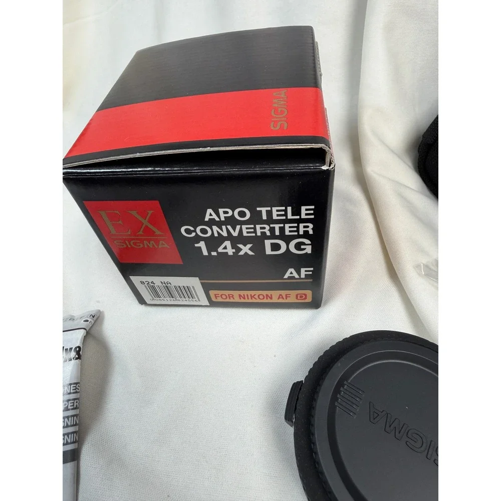 New Sigma APO Tele Converter 1.4x DG EX AF for Nikon AF-D with Case and Box